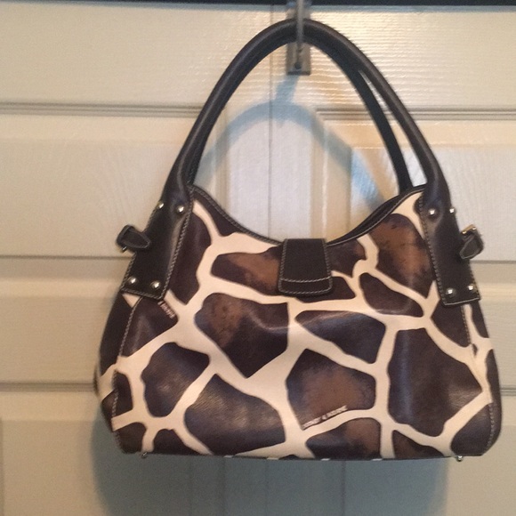 Dooney & Bourke Leather Lock Logo  Lg/Giraffe - Picture 4 of 16